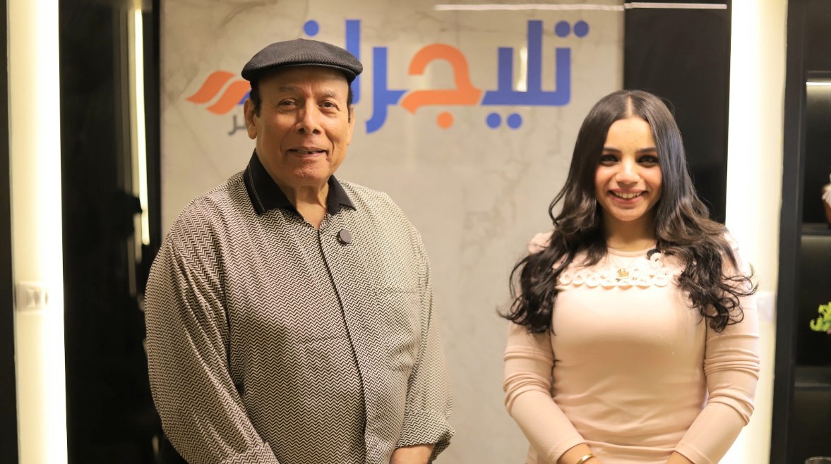 الفنان القدير أحمد ماهر والزميلة هايدي محمد