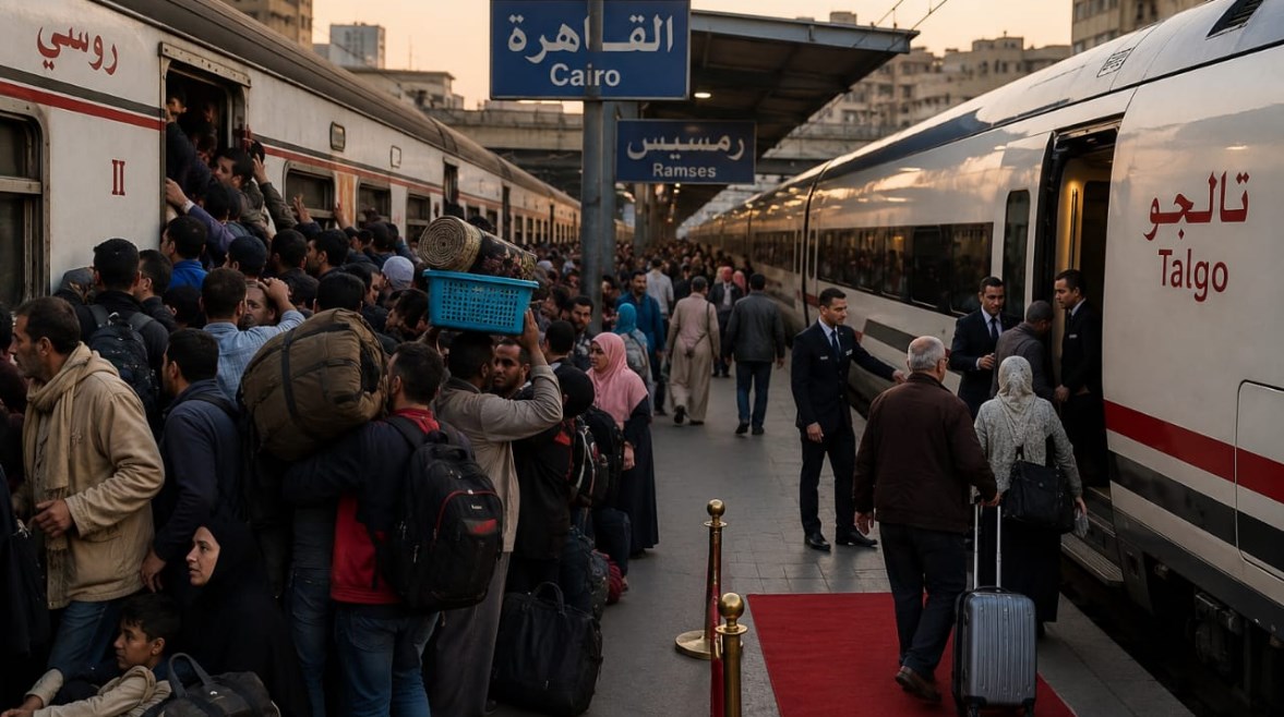 قطار التالجو مقابل القطار الروسي