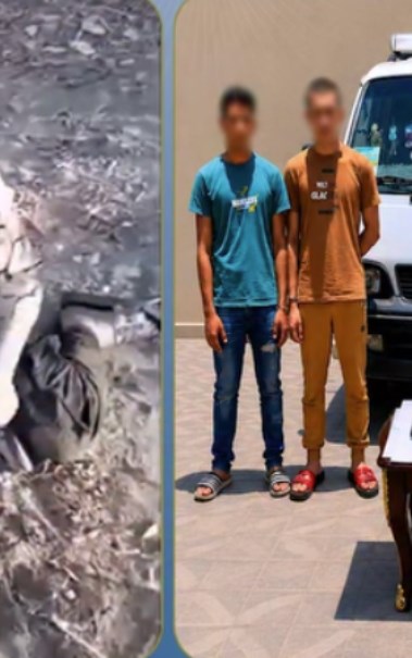المتهمون والسيدة الظاهرة بالفيديو 