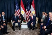 الرئيس عبدالفتاح السيسي و الرئيس دونالد ترامب