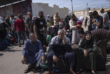 نزوح الفلسطينيين من مناطق الحرب