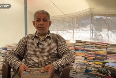 بائع الكتب الفلسطيني محمد سعد