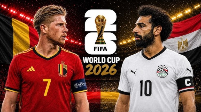 قناة مجانية تنقل مباراة مصر وبلجيكا