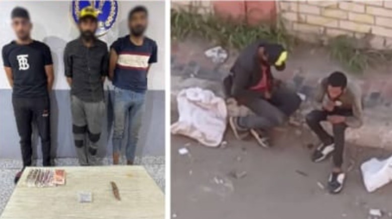جانب من الواقعة والمتهمين 