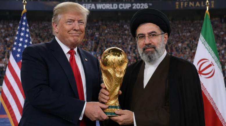 الرئيس الأمريكي دونالد ترامب ومرشد إيران مجتبى خامنئي