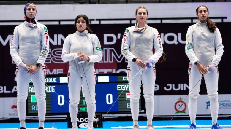 منتخب الآنسات للسلاح 