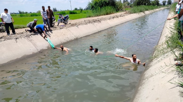 جانب من الحادث 