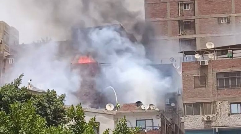 صورة من الحريق 