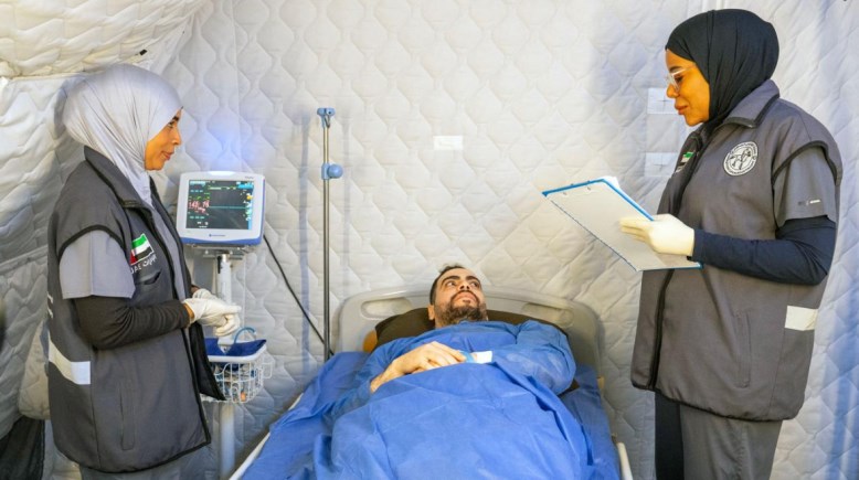 المريض أثناء إجراء العملية