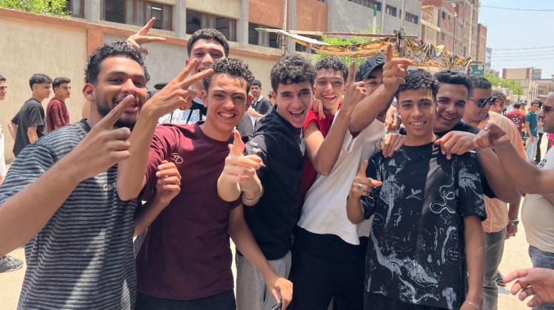 طلاب الثانوية العامة بالقليوبية 