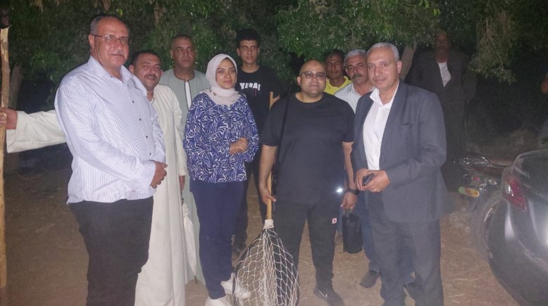 أعمال البحث والتمشيط عن تمساح الحصافة 
