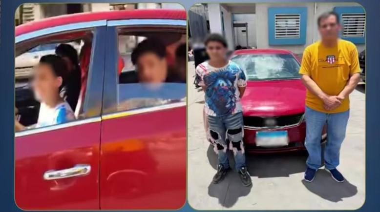 المتهمان وجانب من الواقعة 