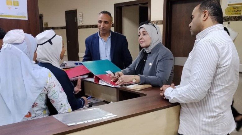 الدكتوره رحاب علي، مدير فرع هيئة الرعاية الصحية  