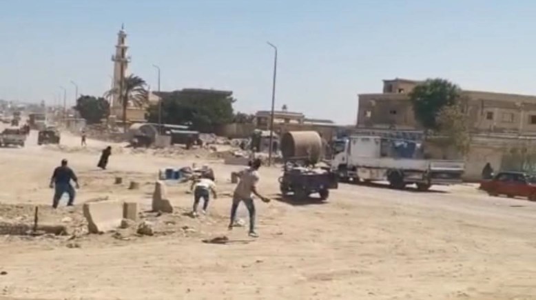 جانب من الحملة والاعتداء