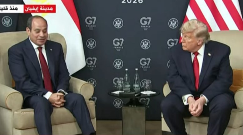 الرئيس السيسي والرئيس الأمريكي دونالد ترامب