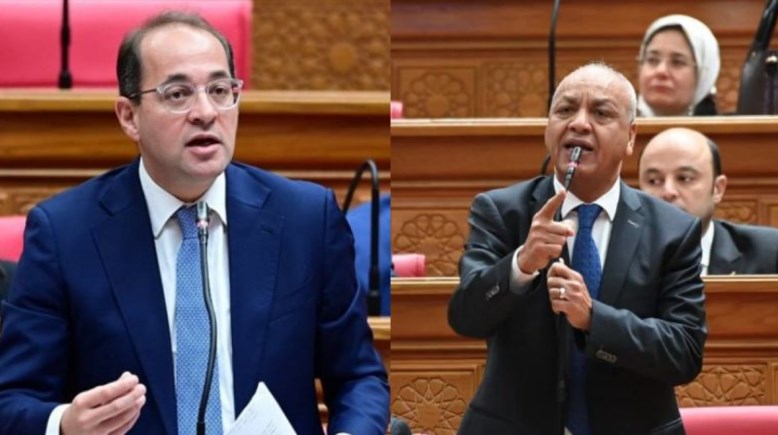 وزير المالية والنائب مصطفى بكري