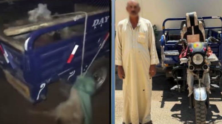 المتهم وجانب من الواقعة 