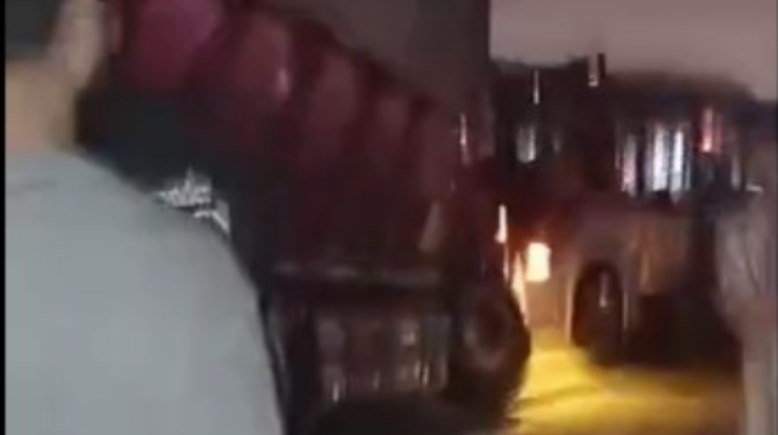 جانب من الحادث 