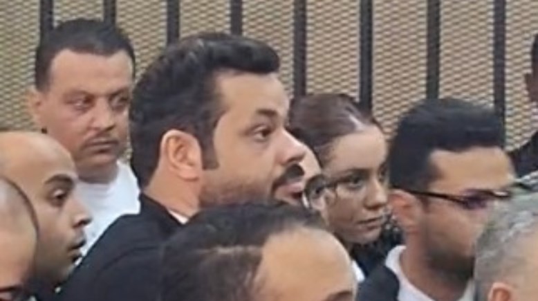 الفنانة جيهان الشماشرجي أثناء محاكمتها 