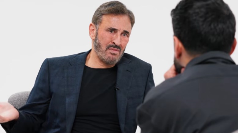 كاظم الساهر مع أنس بوخش
