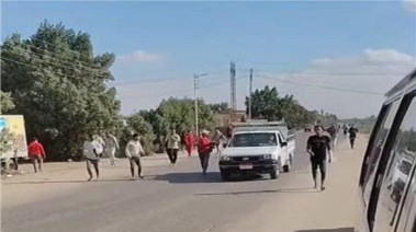 لحظة هروب المدمنين من مصحة المريوطية