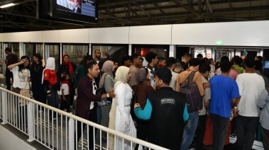 إقبال المواطنين على مونوريل 