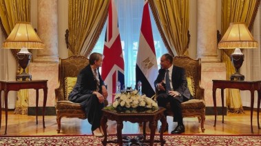 وزيرا خارجية مصر وبريطانيا
