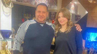  المذيعة جولي أمين وصبري نخنوخ