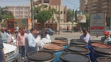 ضبط سيارة محملة بزيوت غير صالحة للاستهلاك الآدمي خلال حملات حماية المستهلك بالمنيا