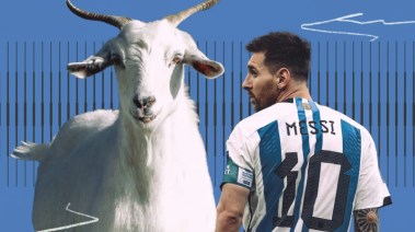 ليونيل ميسي الملقب بـ"GOAT"