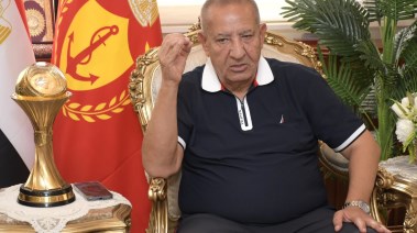 رئيس النادي المصري كامل أبو علي