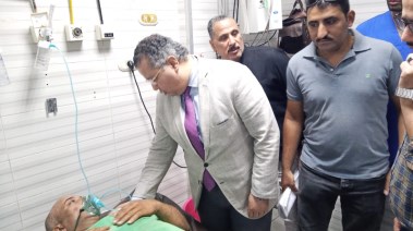 مصابي حادث تسرب الكلور ببنها 