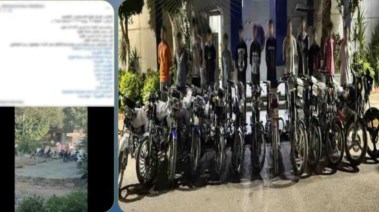 المتهمين وجانب من الواقة 