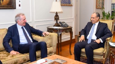 وزير الخارجية بدر عبد العاطي، ريستوف بيجو، الممثل الأوروبي الخاص لعملية السلام في الشرق الأوسط