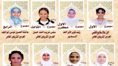 أوائل الشهادة الابتدائية 