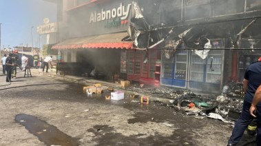 حريق فى قنا 