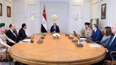 خلال اجتماع الرئيس السيسي