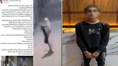 المتهم وجانب من الواقعة 