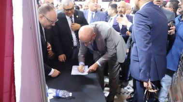 رئيس محكمة النقض يدلي بصوته في انتخابات نادي قضاة مصر