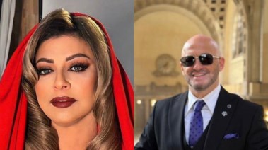  الفنانة هالة صدقي والمحامي شريف حافظ