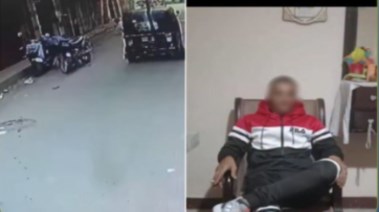 المتهم وجانب من الواقعة 