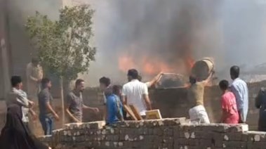 صورة من الحريق 