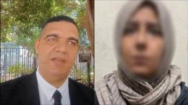 المتهمة باختطاف رضيعة مستشفى الحسين والمحامي وليد راشد