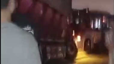 جانب من الحادث 