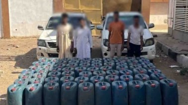 المتهمين والمضبوطات 