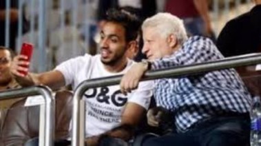 المستشار مرتضى منصور واللاعب محمود كهربا