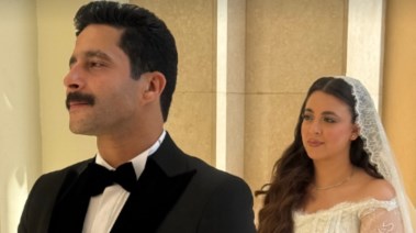الفنانة هايدي رفعت وزوجها مصطفى منصور