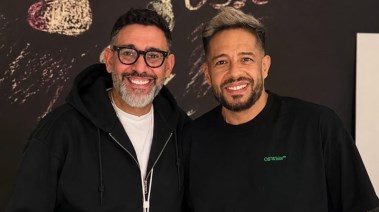 الفنان محمد حماقي و الملحن عمرو مصطفى 