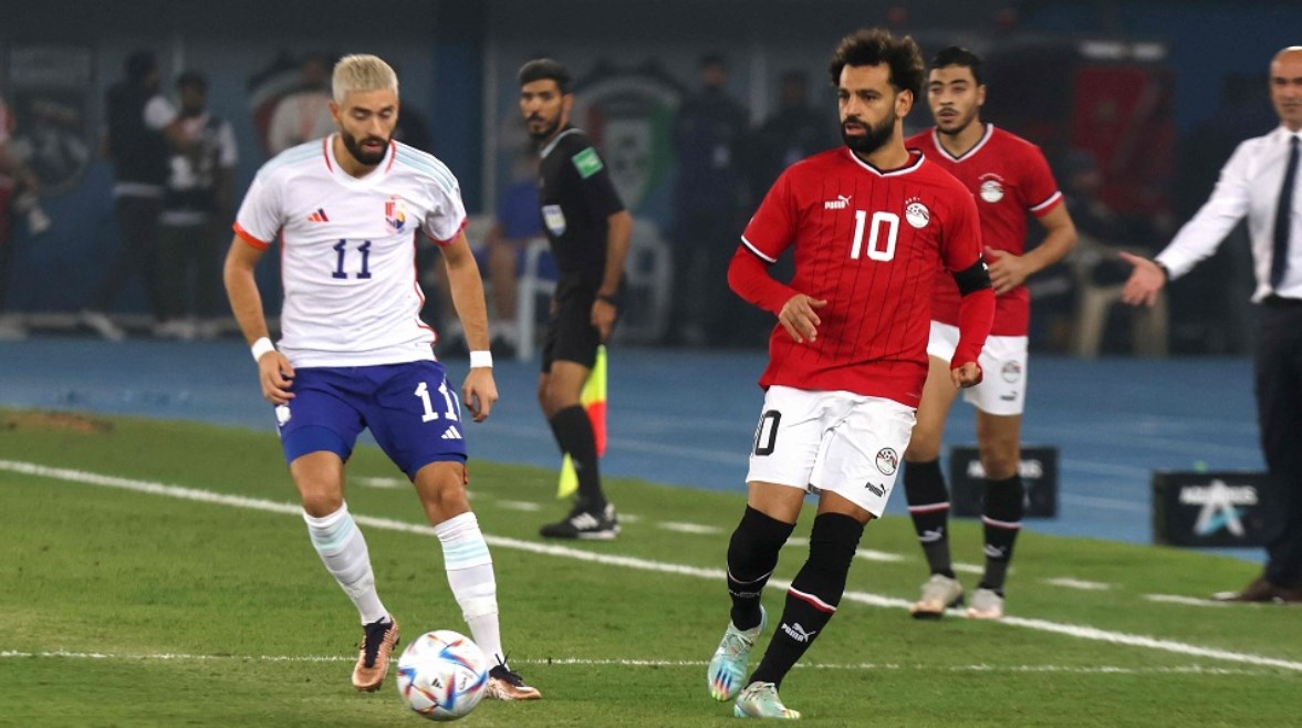 منتخب مصر من إحدى المباريات السابقة