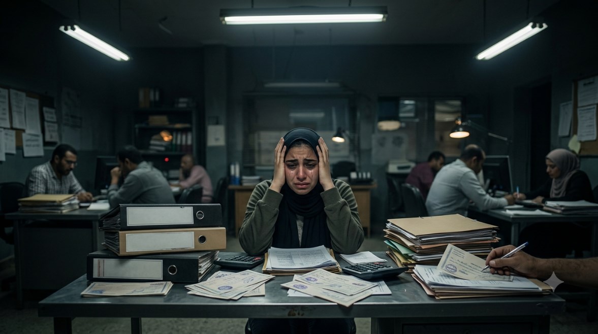 موظفة بأحد شركات التمويل - صورة مصممة بالذكاء الاصطناعي